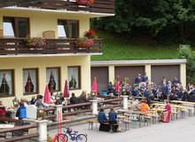 Terrasse des Gasthof Alpenrose